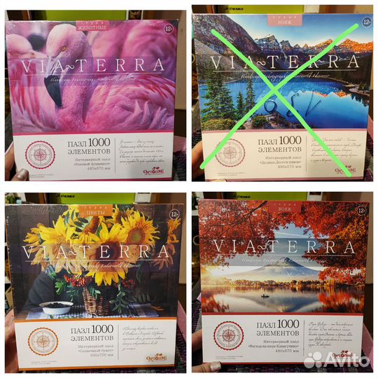 Пазлы via Terra 1000