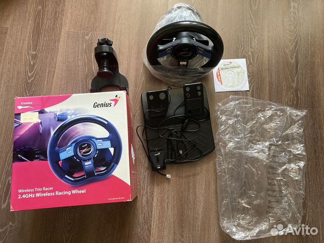 Руль с педалями Genius Wireless Trio Racer купить в Красногорске ...
