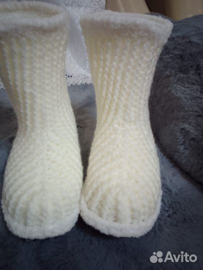 Тапочки сапожки домашние
