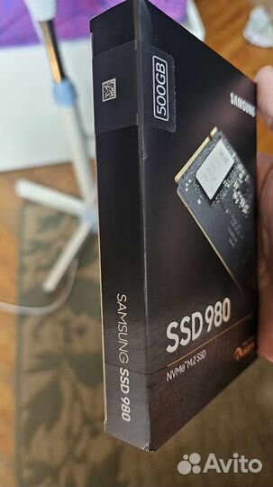 Внутренний SSD накопитель Samsung 980 500GB NVMe M