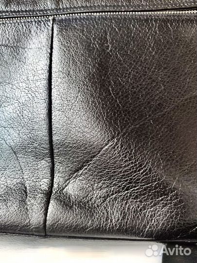 Мужской кожаный портфель сумка для ноутбук