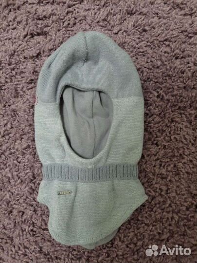 Шапка шлем демисезонный для девочки