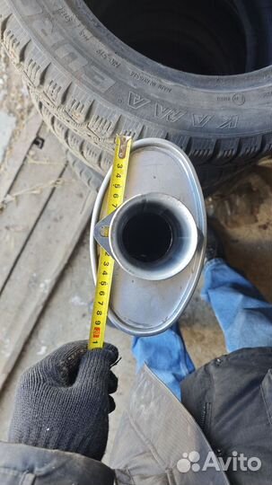 Глушитель прямоточный Saab 9000