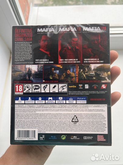 Mafia trilogy PS4, PS5, рус озвучка, новый