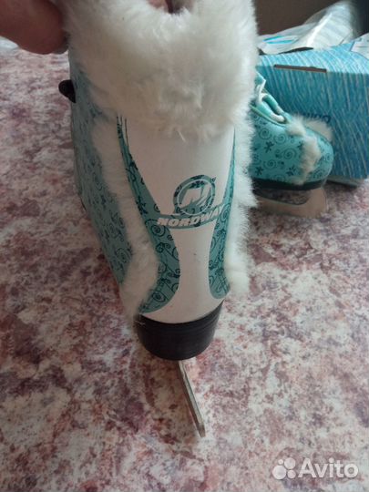 Коньки фигурные утеплённые Nordway