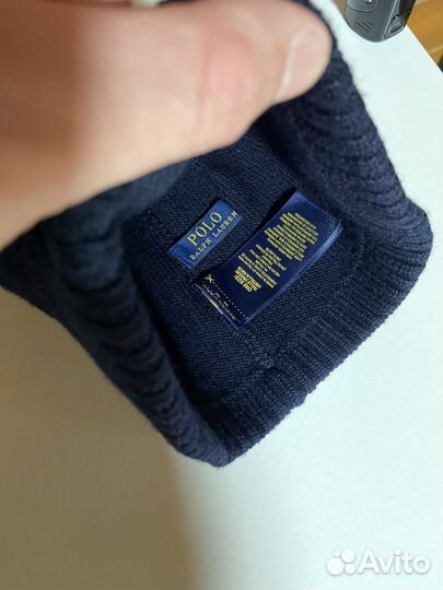 Мужская шапка polo ralph lauren оригинал