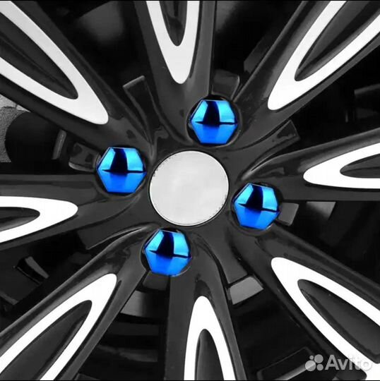 Колпачки на колесные гайки/болты 19 мм, 20 шт