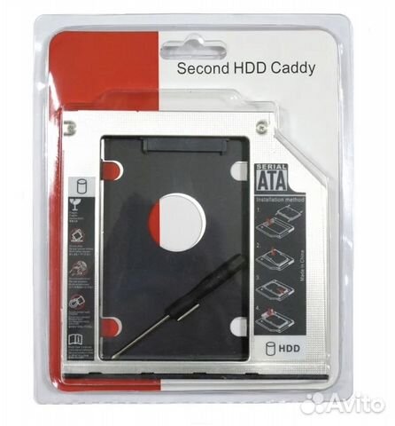 Переходник для HDD или SSD в привод ноутбука