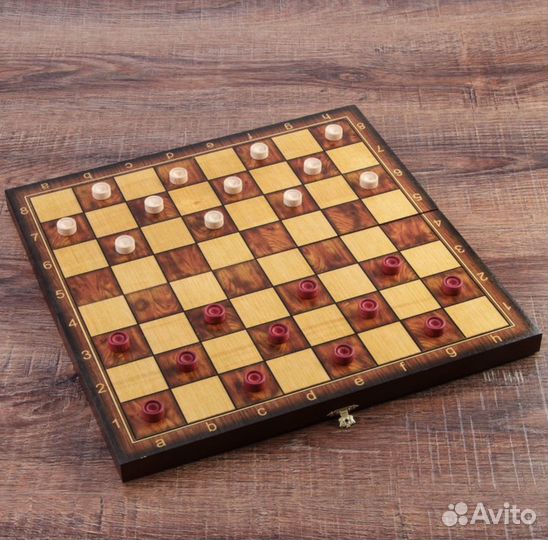 Шахматы шашки нарды 3в1 40*40 см