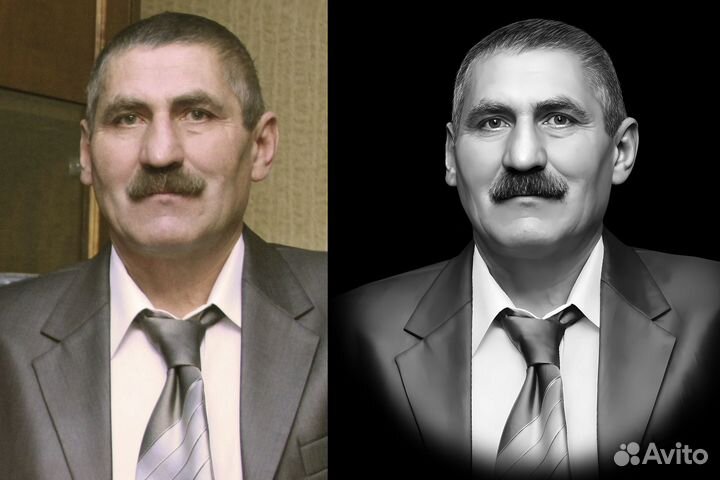 Ретушь на памятник