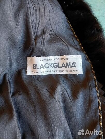 Шуба норковая blackglama поперечка