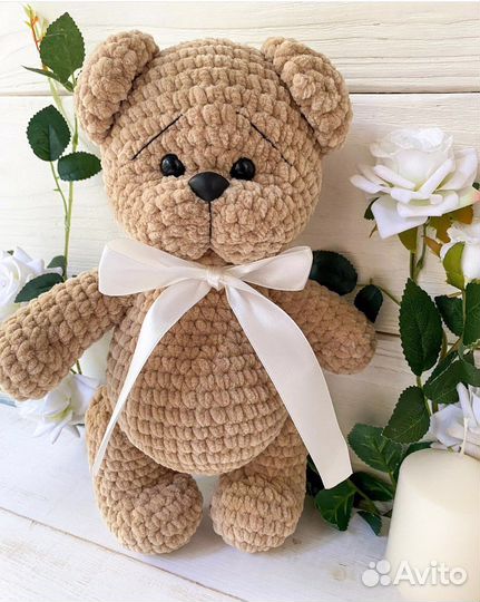 Вязанные плюшевые игрушки