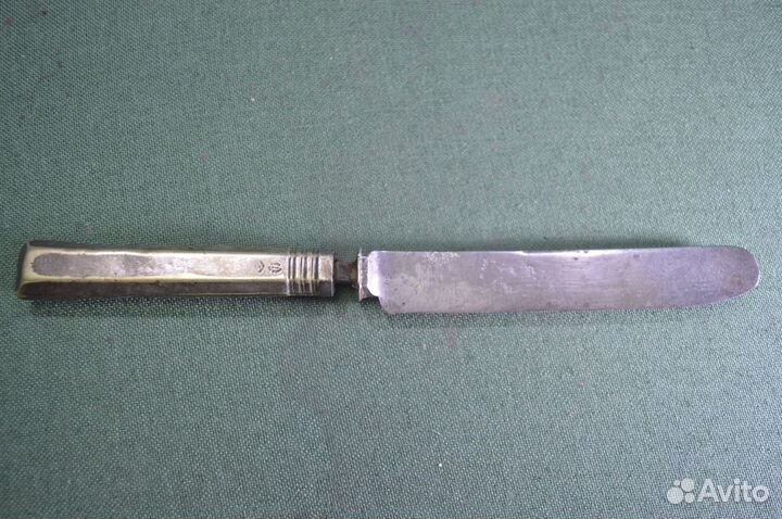 Нож старинный столовый 