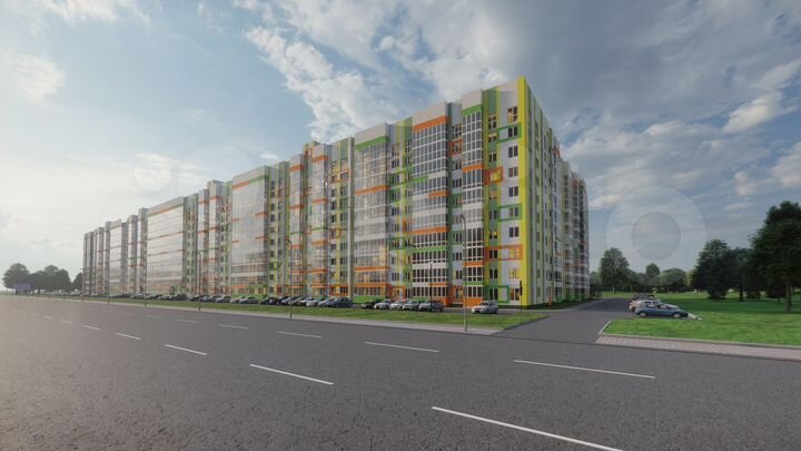 2-к. квартира, 56,7 м², 8/10 эт.