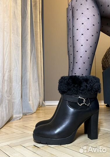 Ботильоны чёрные
