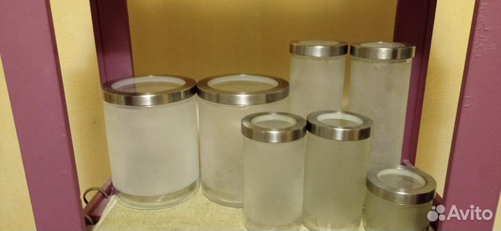 Набор банок для сыпучих продуктов