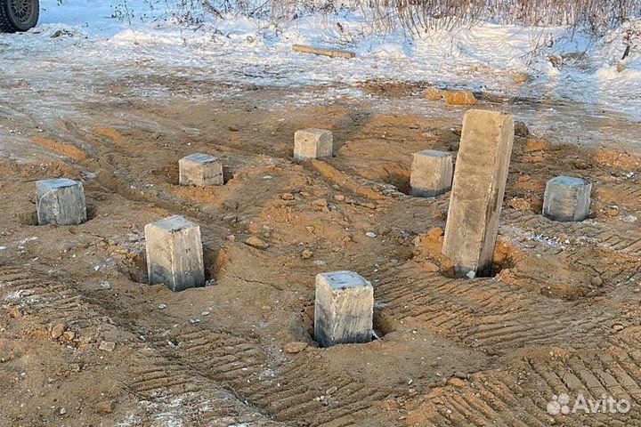 Жб сваи. Фундамент из свай. Забивные сваи