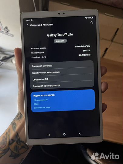 Планшет Samsung Galaxy A7 Lite Wi-Fi 64GB