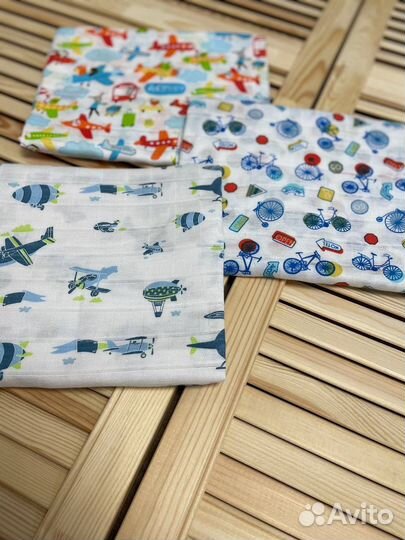 Муслиновые пеленки новые