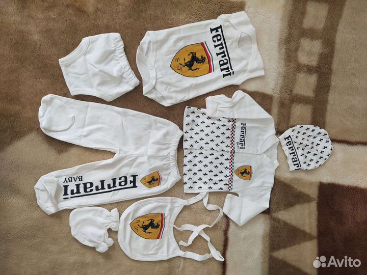 Комплект на выписку для мальчика лето