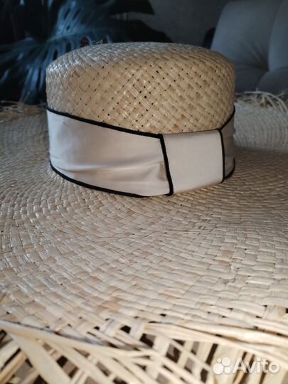 Соломенная шляпа натуральное волокно