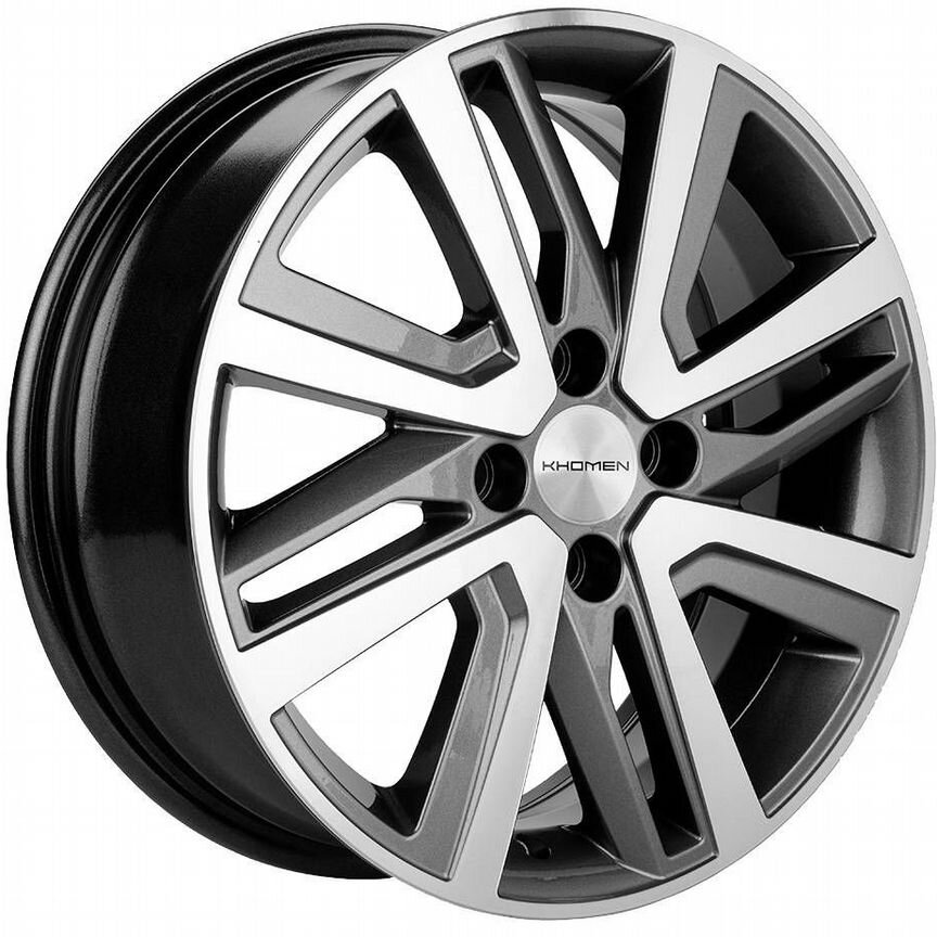 Диски Khomen KHW1609 6x16 4x100 ET48 D54.1 Gray-FP