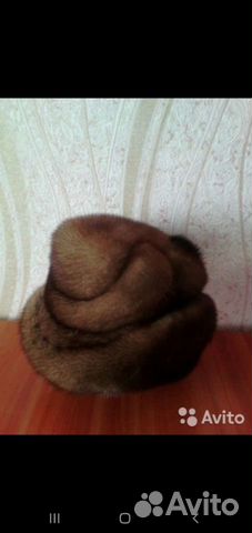 Шапка норковая женская 59-60раз