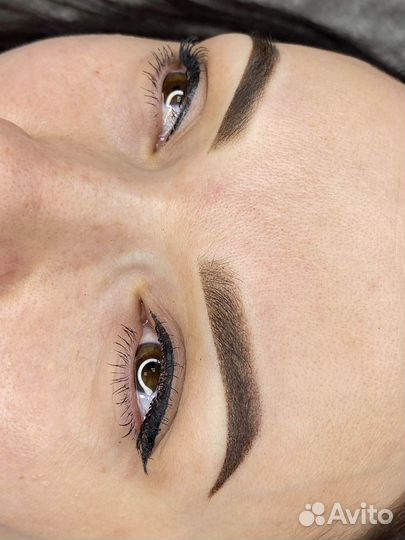 Перманентный макияж бровей губ и век