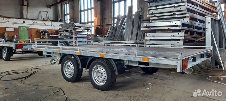 Новый двухосный прицеп 7194 F5 (3,6х2,0)
