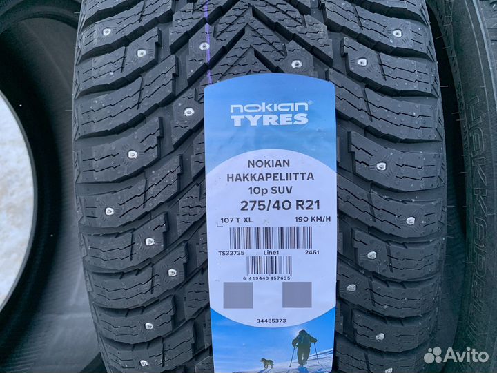 Nokian Tyres Hakkapeliitta 10p SUV 275/40 R21 107T