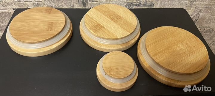 Набор фарфор банки, солонка, перечница