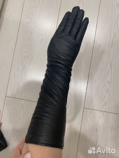 Перчатки женские кожаные 7.5 размер
