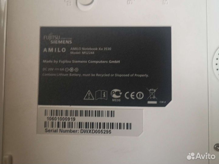 Compaq 615 ноутбук Fujitsu Siemens amilo xa 3530