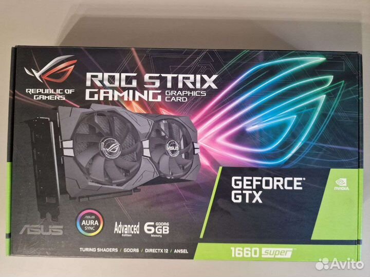 Asus GTX 1660 super ROG strix