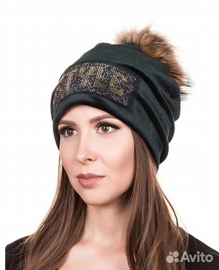 Женская демисезонная шапка и палантин