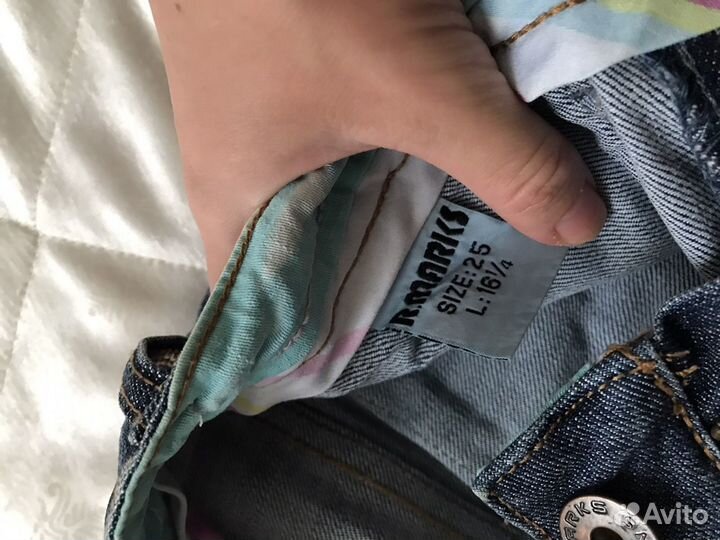 Джинсовые бриджи R.Marks 25 р-р