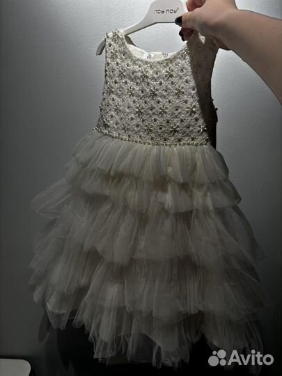 Платье бежевое для девочки