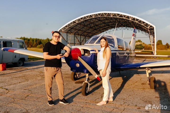 Полет на частном самолёте над Нижним Новгородом