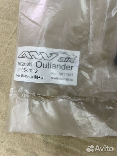 Дефлекторы дверей Mitsubishi Outlander 2 поколение