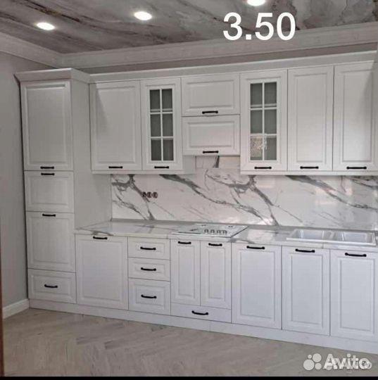 Цена за весь Белый кухонный гарнитур