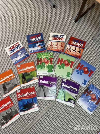 Учебники новые Solution, Hot Spot, Next Move