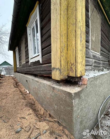 Бетонные работы венцы отмостка