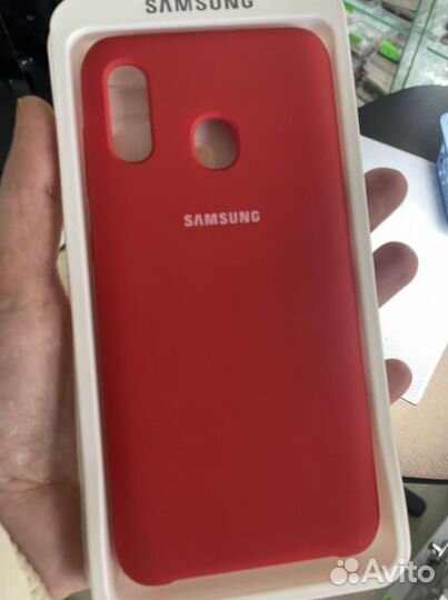 Чехлы Silicone case для Samsung A20/A30