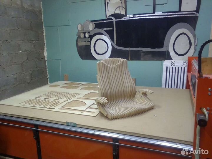 Компьютерное кресло из фанеры