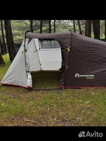 Палатка туристическая 4 местная с тамбуром