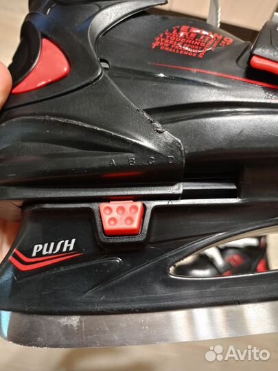 Коньки детские раздвижные 33-36