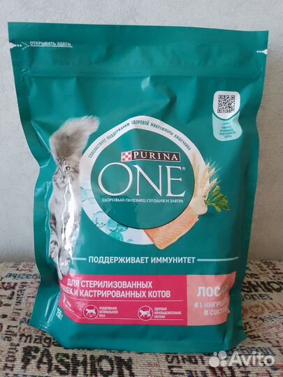 Purina one сухой корм для кошек