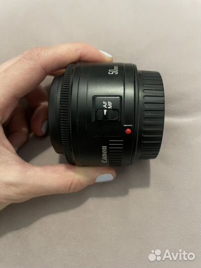 Объектив портретный canon ef 50 1:1,8