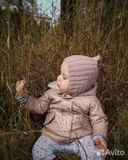 Шапочка из мериноса эльф, эльф с шишечками