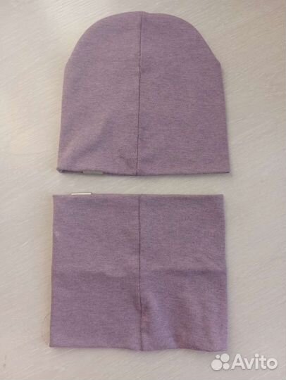 Новый комплект шапка и снуд